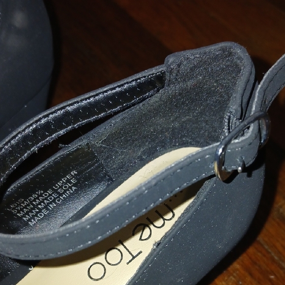 Me Too Black Wedge Shoes - Picture 7 of 7